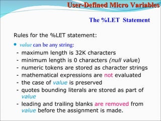 SAS Macros part 2 | PPT