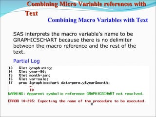 SAS Macros part 2 | PPT