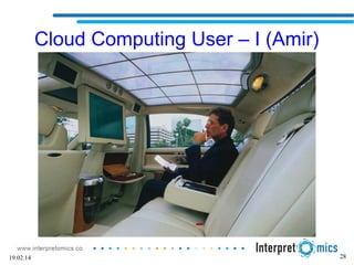 28
Cloud Computing User – I (Amir)
19.02.14
 