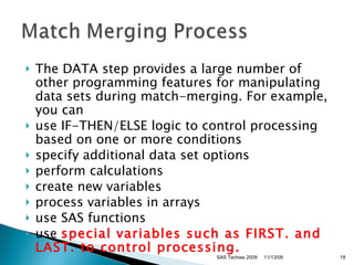 Data Match Merging in SAS | PPT