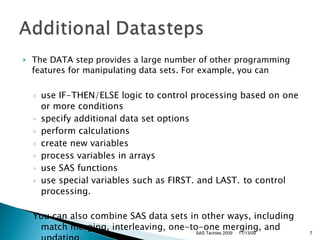 Data Match Merging in SAS | PPT
