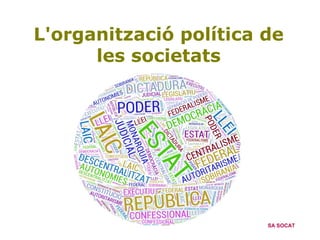 L'organització política de
les societats
SA SOCAT
 