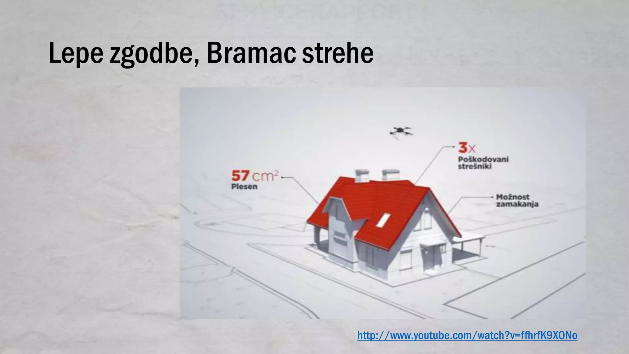 Lepe zgodbe, Bramac strehe
http://www.youtube.com/watch?v=ffhrfK9XONo
 