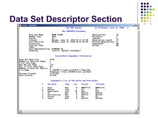SAS basics for beginners to learn and execute | PPTX