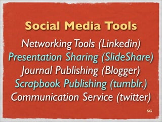 SASPRA Social Media Presentation