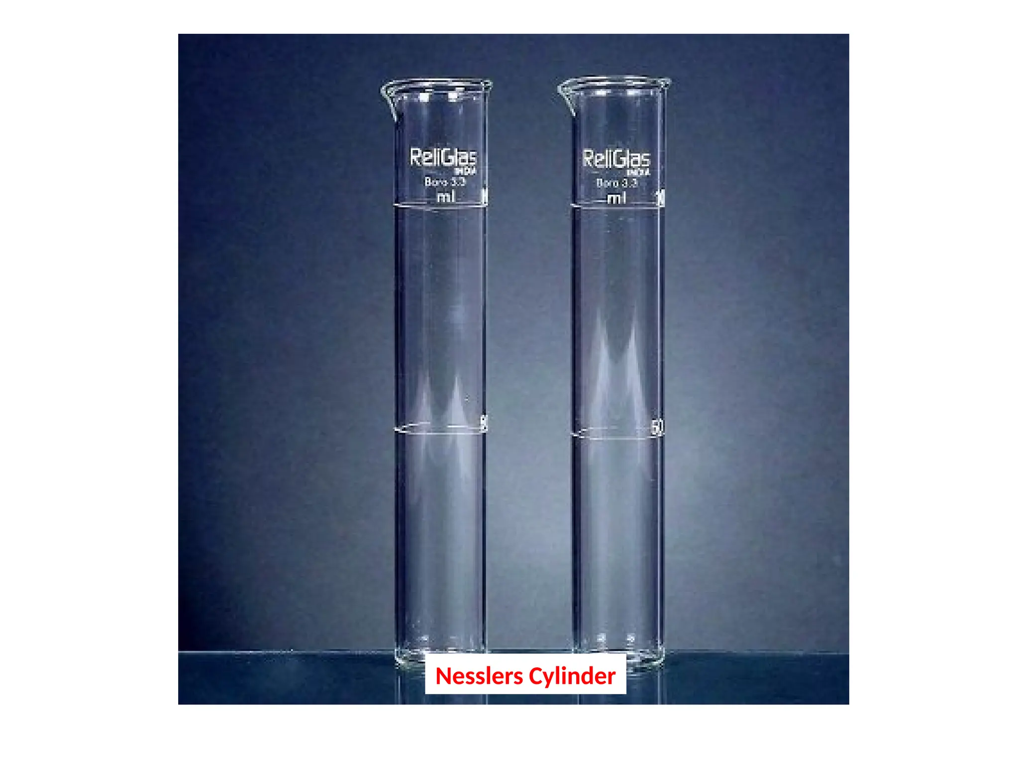 Nesslers Cylinder
 