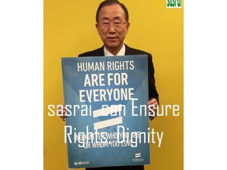 sasrai-Movement believe earth community need of sometthing more than md gs &amp; sdgs