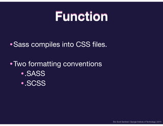Sass - Tutorial | PDF