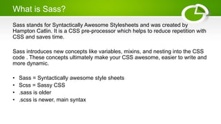 Sass: Introduction | PPT