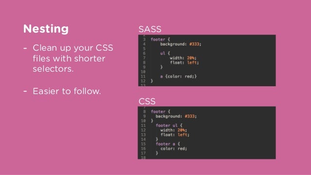 Sass that CSS