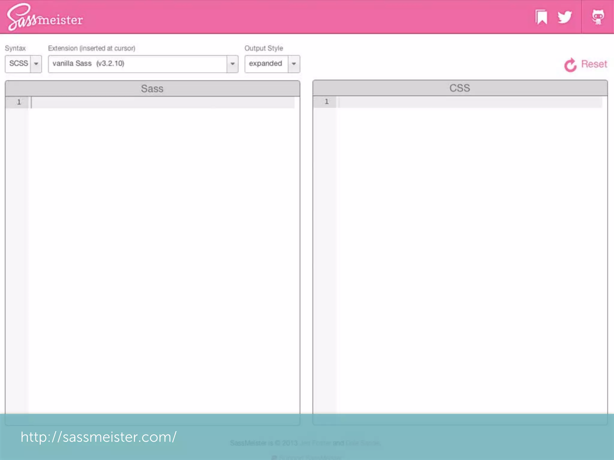 http://sassmeister.com/
 