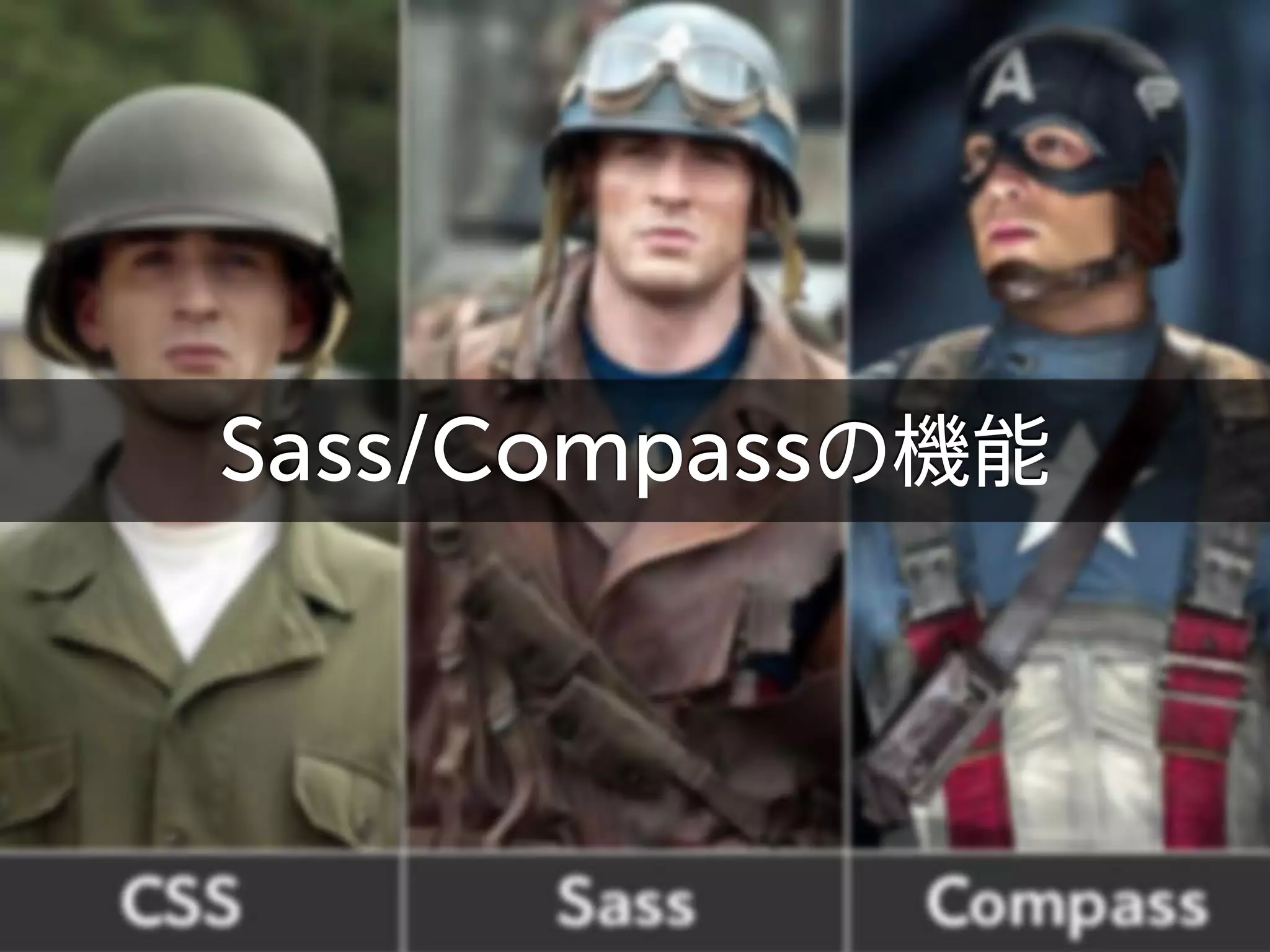 Sass/Compassの機能
 