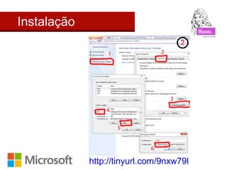 Instalação




             http://tinyurl.com/9nxw79l
 