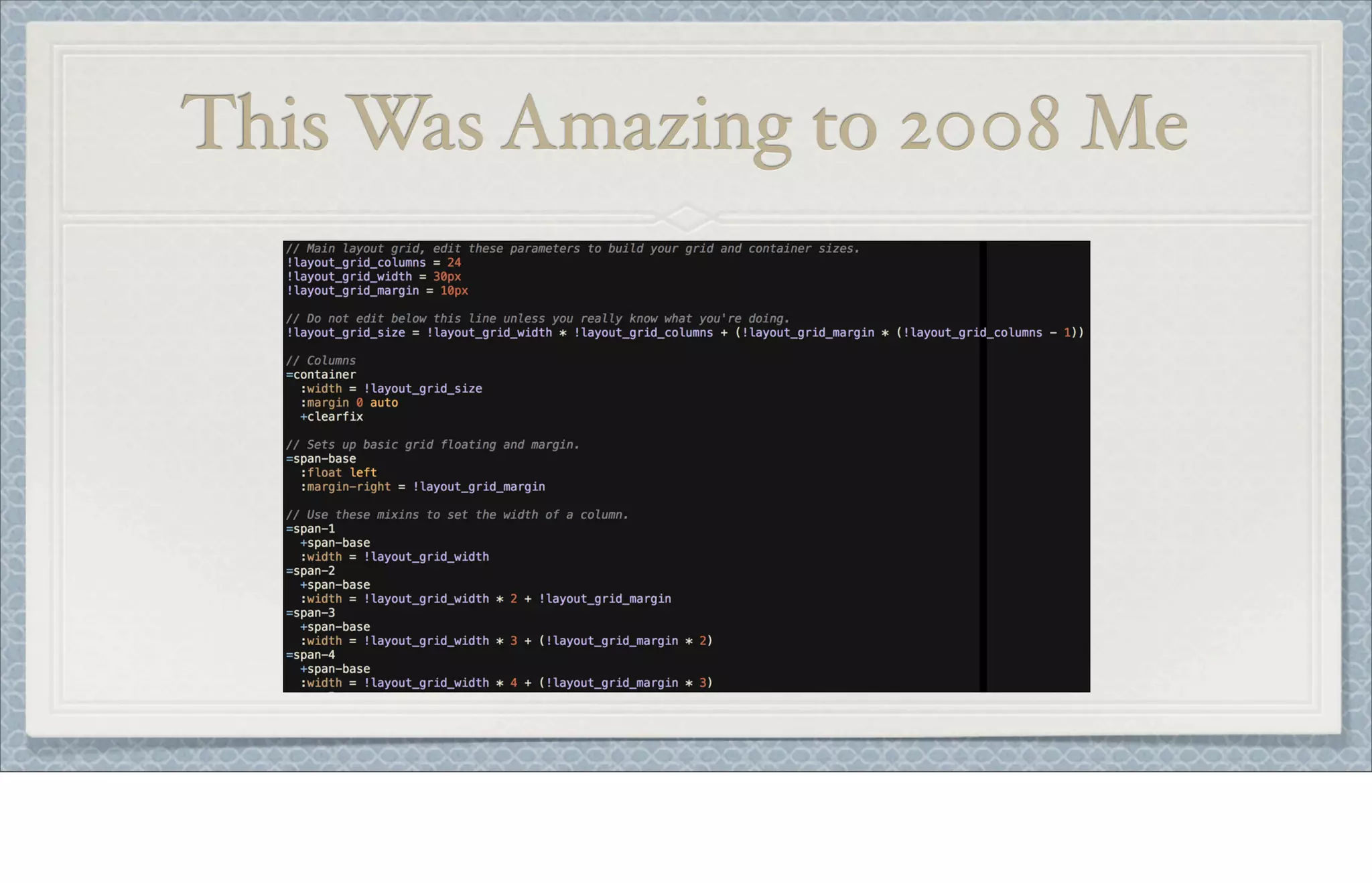 This Was Amazing to 2008 Me
 