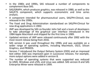 Sas Statistical Software
