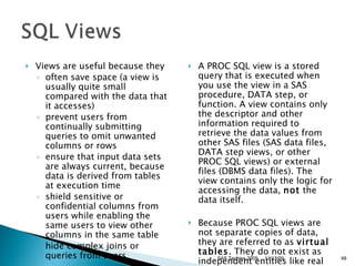 SAS Proc SQL | PPT