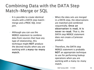 SAS Proc SQL | PPT
