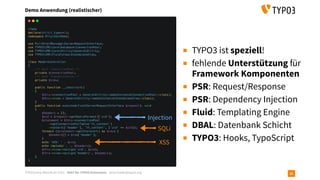 SAST für TYPO3 Extensions
