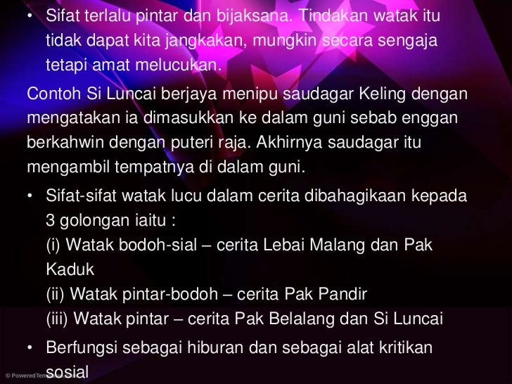 Contoh Hikayat Lebai Malang - Contoh Yes