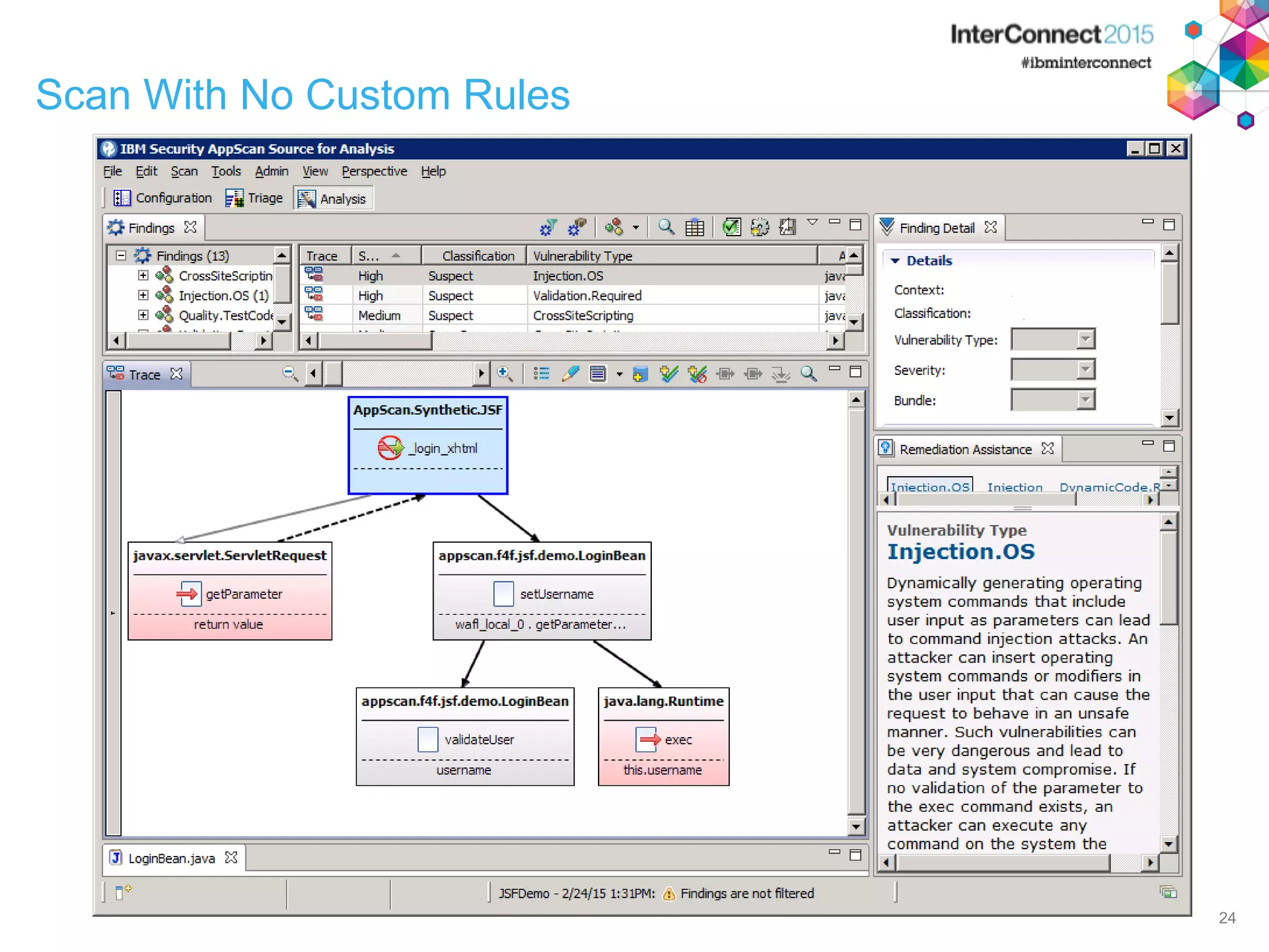 Scan With No Custom Rules 24 
