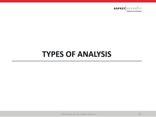 Static Analysis Security Testing for Dummies... and You | PPTX