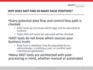 Static Analysis Security Testing for Dummies... and You | PPTX
