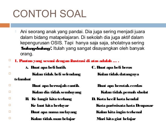 Contoh Gurindam Nasihat Pantun - Contoh Su