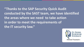 SAP Security & Compliance Audits. Find your vulnerabilities before you get hurt. [Webinar]