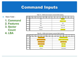 Command Inputs
 Main Field：
 