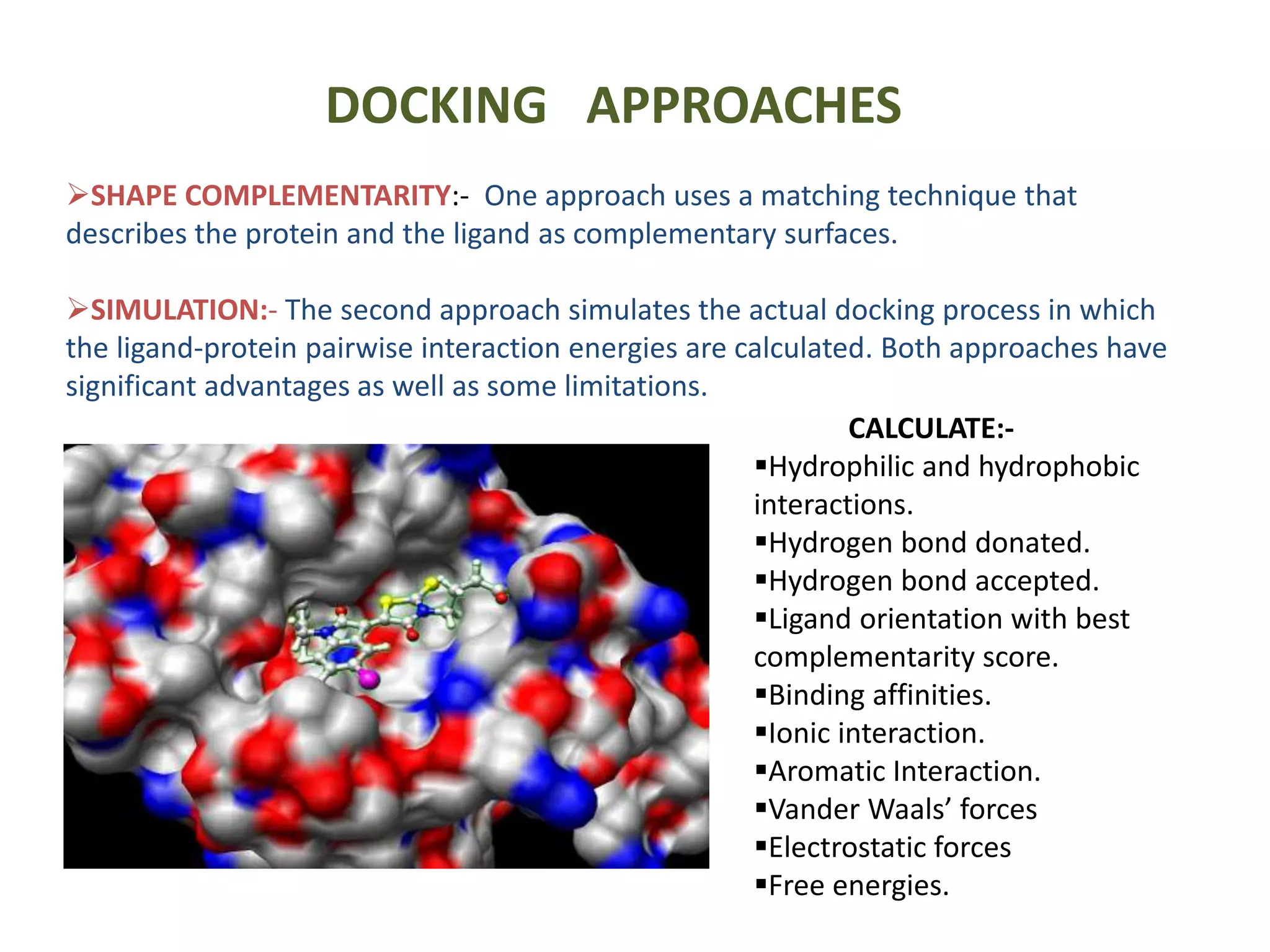 Basics Of Molecular Docking | PPTX