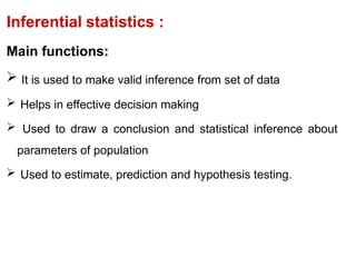 Satatistics analysis, dr VPV Part 1. . | PPT