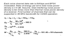 Multiple access techniques allow multiple users to share a communication channel or resource by using different dimensions like frequency, time, or code. Common examples include FDMA, TDMA, and CDMA