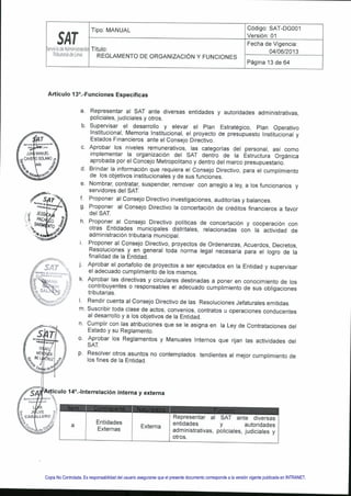 Copia No Controlada. Es responsabilidad del usuario asegurarse que el presente documento corresponde a la versión vigente publicada en INTRANET.
 
