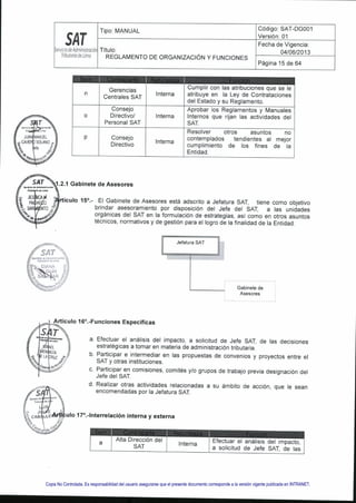 Copia No Controlada. Es responsabilidad del usuario asegurarse que el presente documento corresponde a la versión vigente publicada en INTRANET.
 