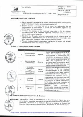 Copia No Controlada. Es responsabilidad del usuario asegurarse que el presente documento corresponde a la versión vigente publicada en INTRANET.
 