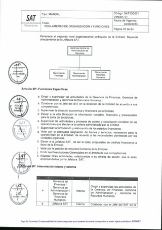 Copia No Controlada. Es responsabilidad del usuario asegurarse que el presente documento corresponde a la versión vigente publicada en INTRANET.
 