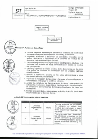 Copia No Controlada. Es responsabilidad del usuario asegurarse que el presente documento corresponde a la versión vigente publicada en INTRANET.
 