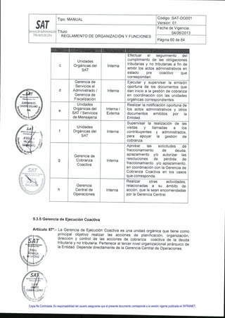 Copia No Controlada. Es responsabilidad del usuario asegurarse que el presente documento corresponde a la versión vigente publicada en INTRANET.
 