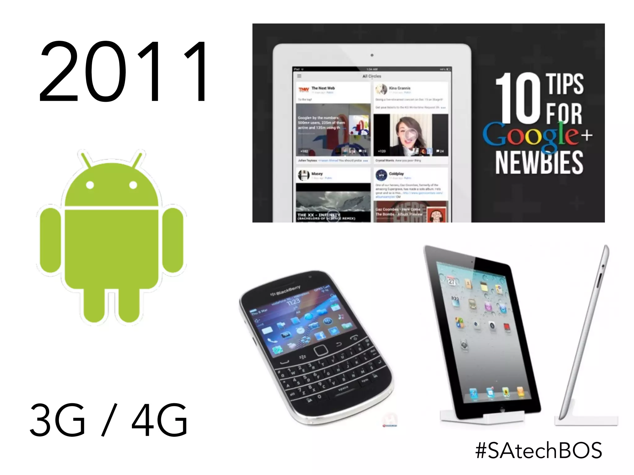 2011
3G / 4G #SAtechBOS
 