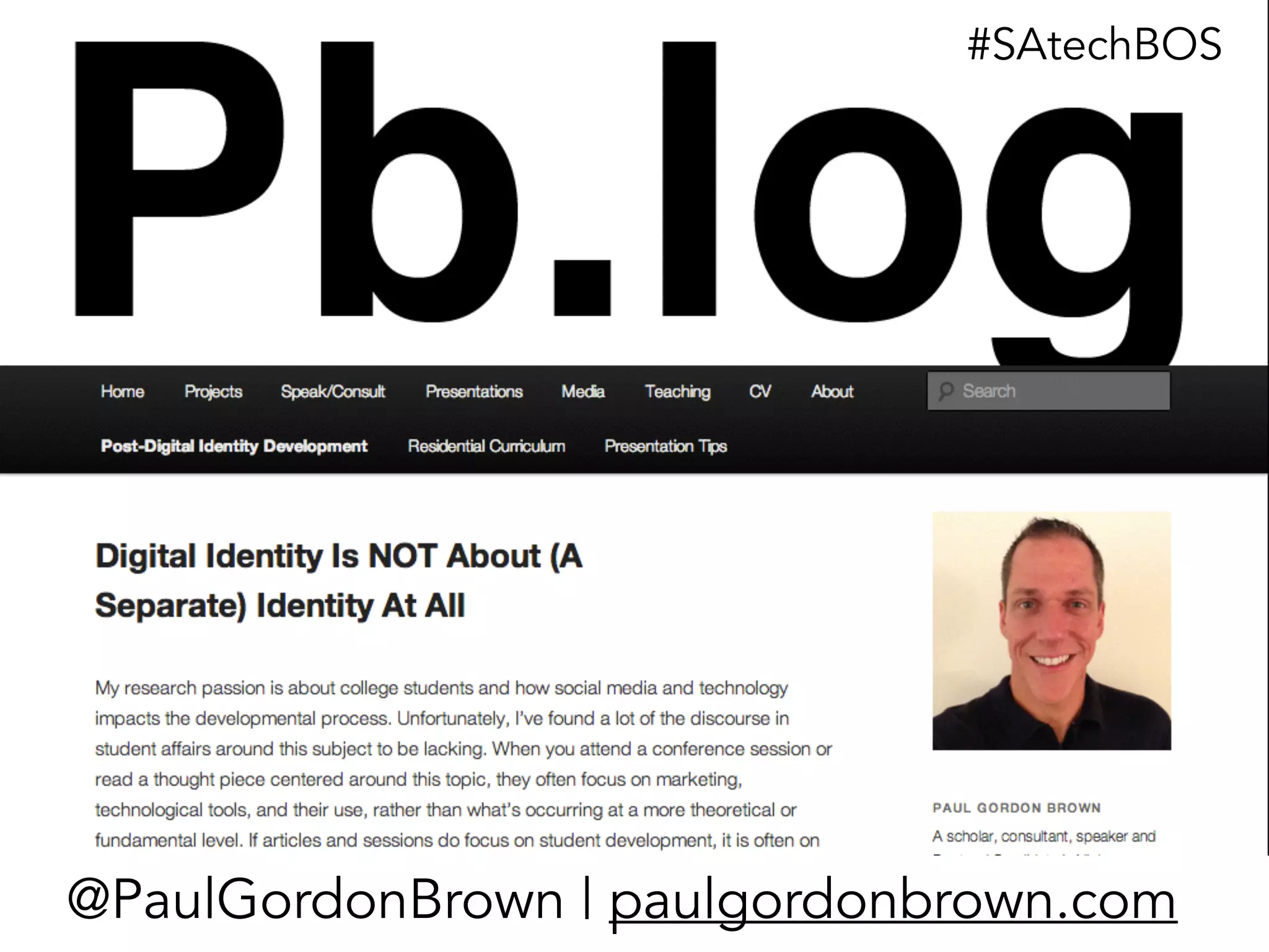 @JosieAhlquist | josieahlquist.com
@PaulGordonBrown | paulgordonbrown.com
#SAtechBOS
 