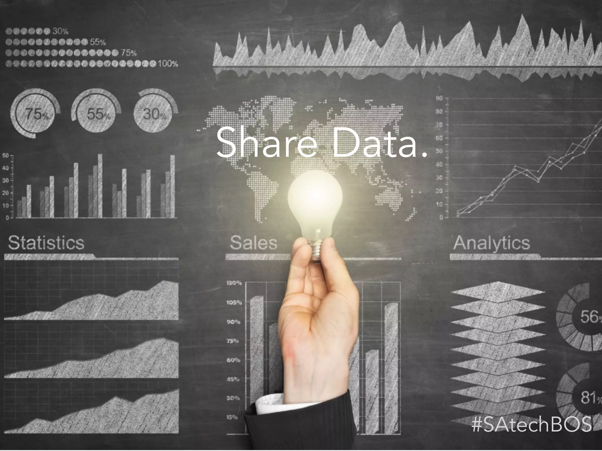 Share Data.
#SAtechBOS
 