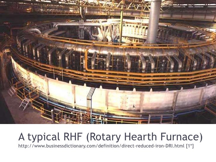 Production of Direct Reduced Iron in Rotary Hearth Furnace