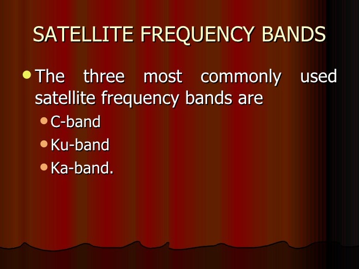 Satellite Bands