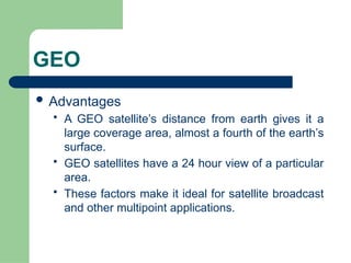 Satellite Communication Orbits Applications Pptx
