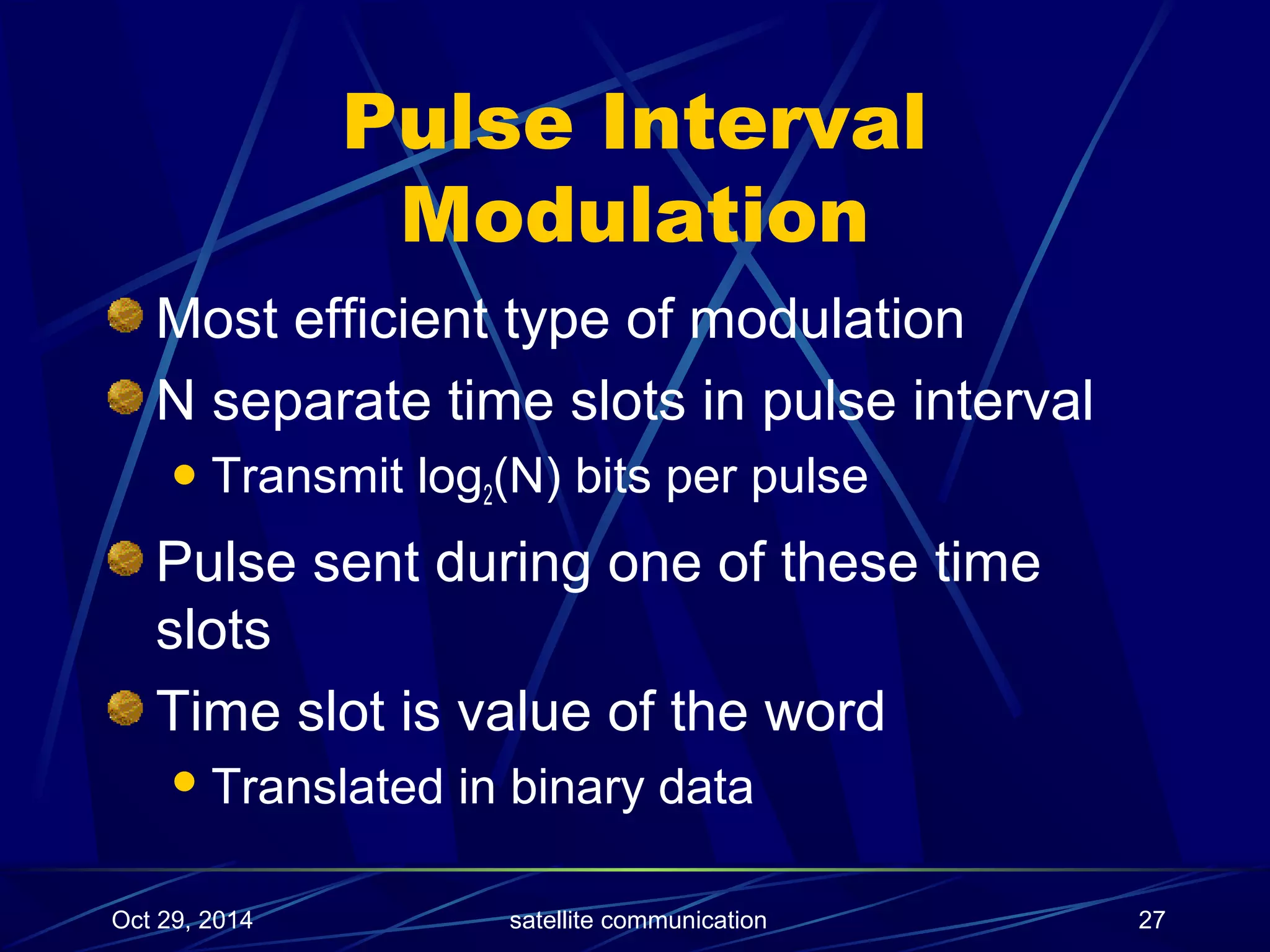 Satellite communications ppt | PPT