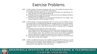 Exercise Problems
 