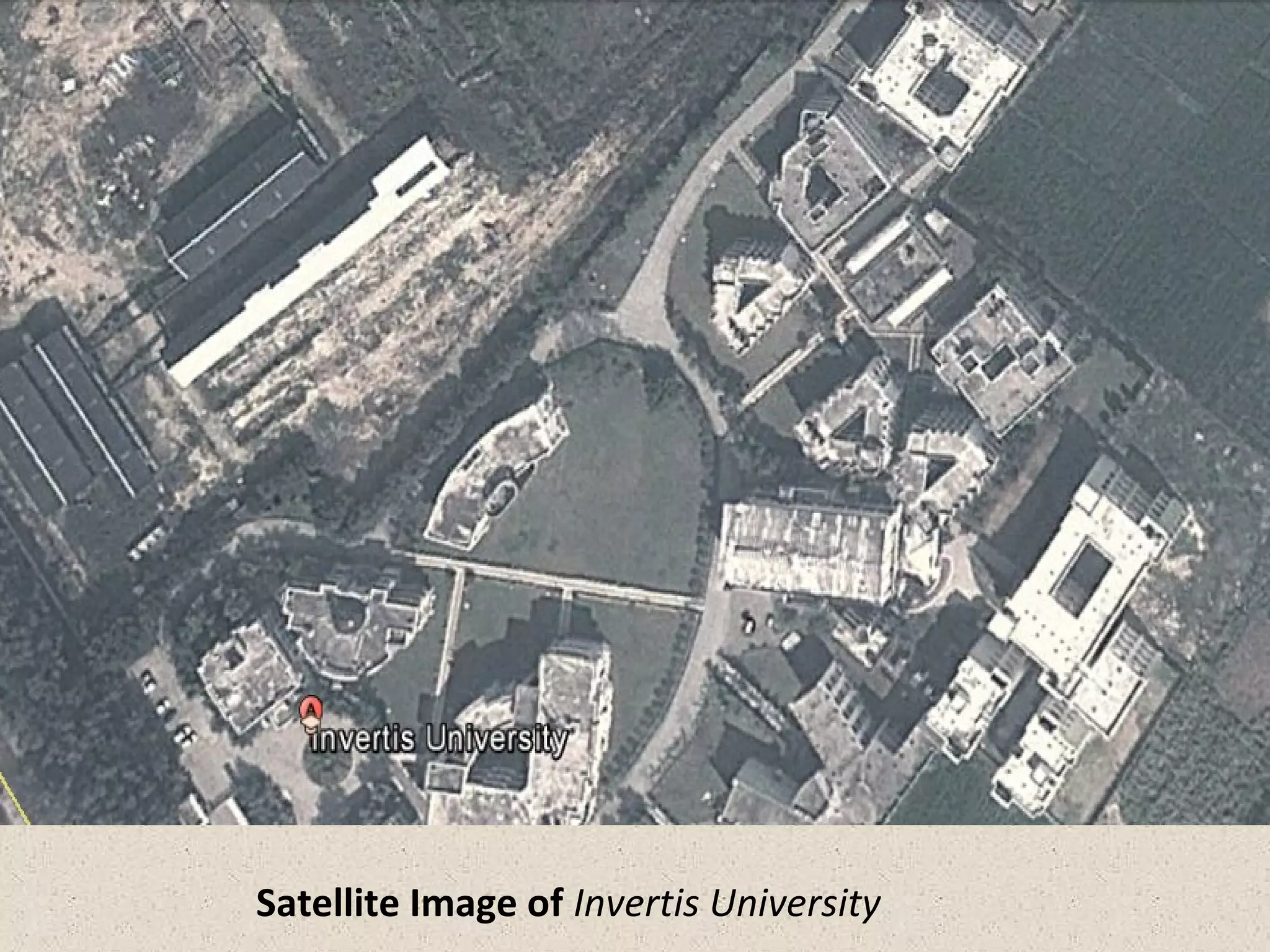 Satellite Image of Invertis University
 
