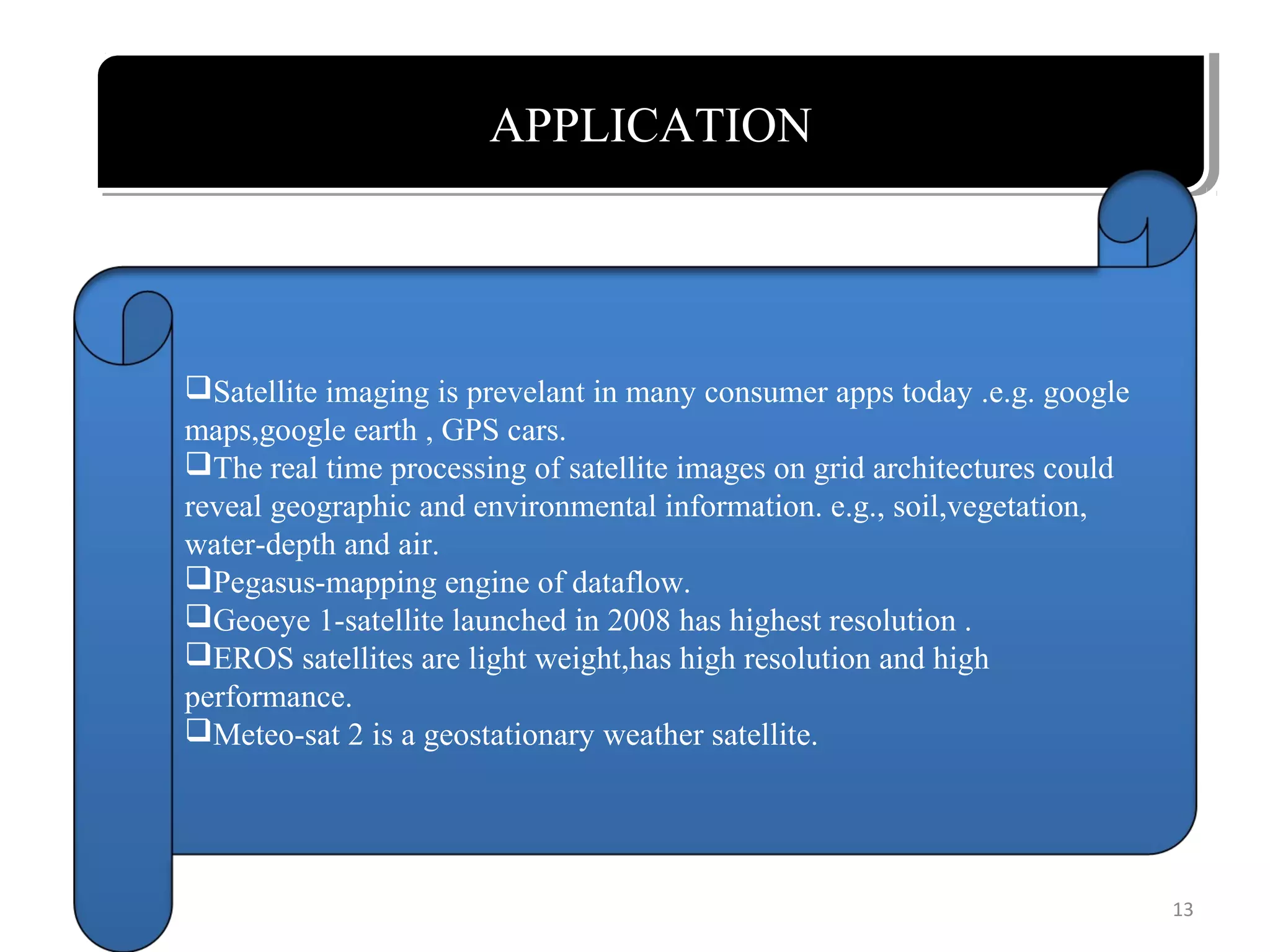 Satellite image processing | PPT | Photo Editing Software | Computer ...