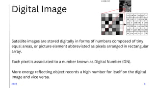 Satellite image processing with block diagram | PDF