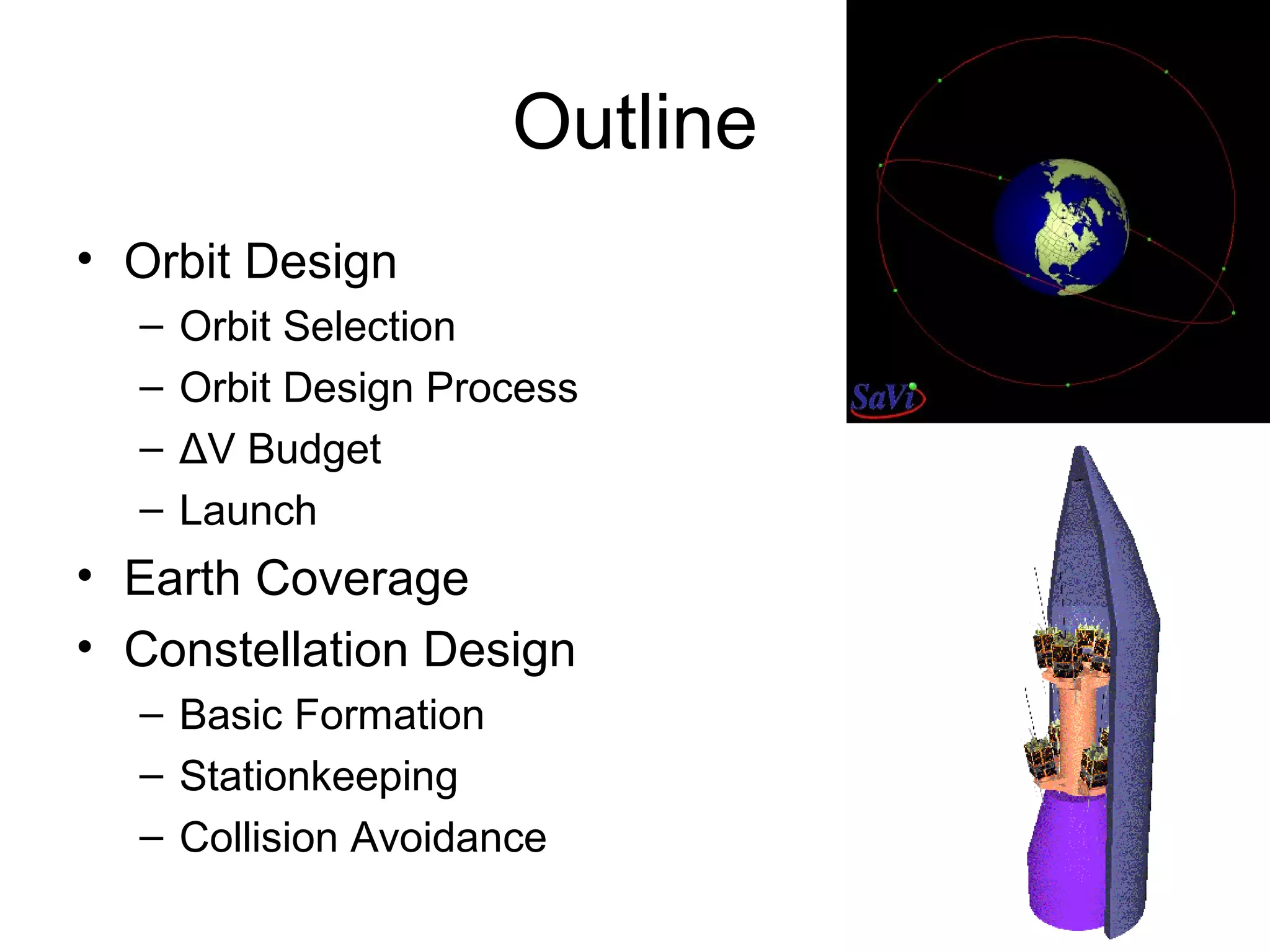 Satellite orbit and constellation design | PPT